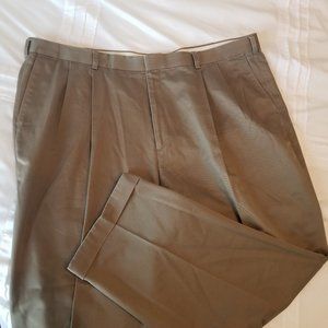 Perry Ellis Tan Pants 46x32